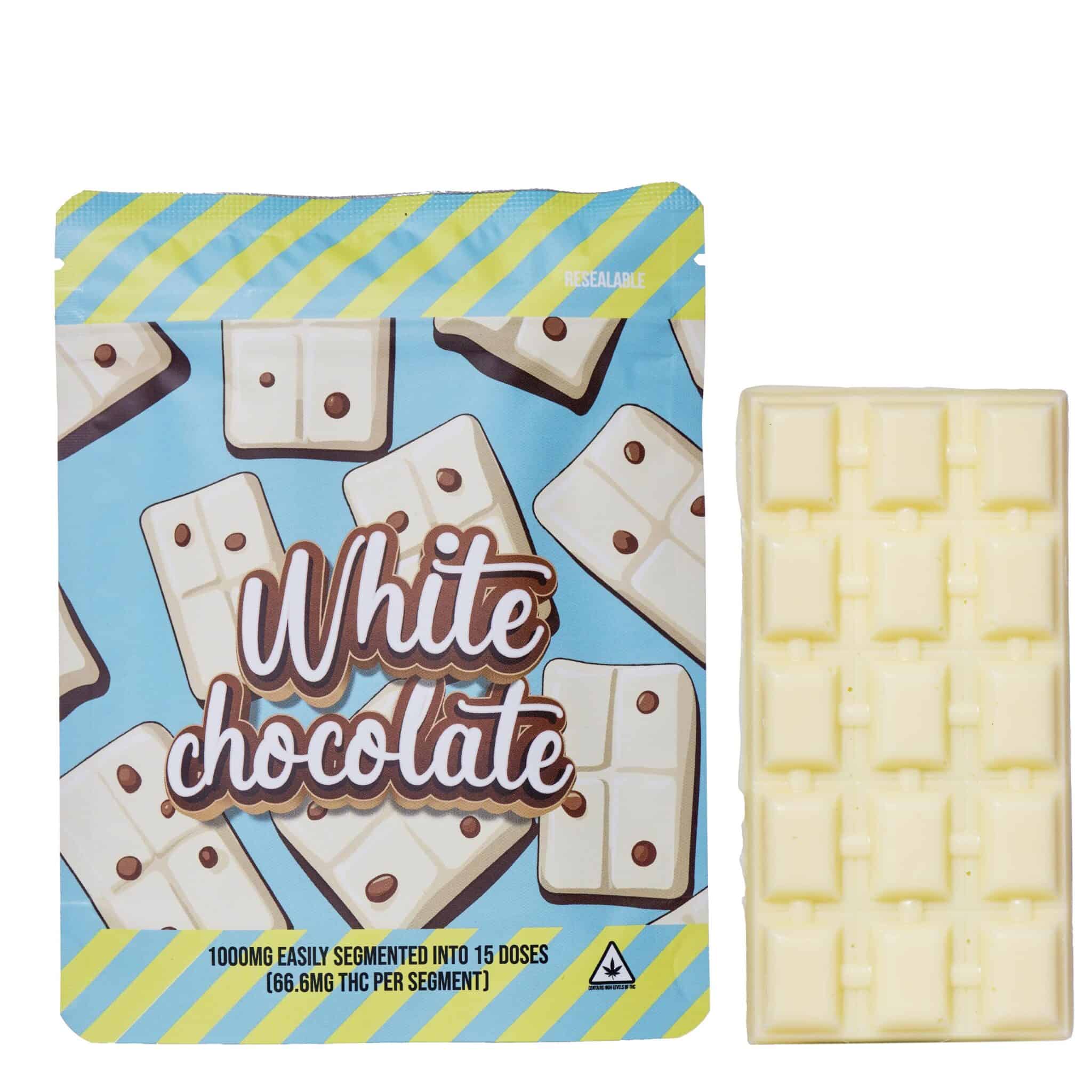 EXTRA STRENGTH 1000MG THC CHOCOLATE BAR White Chocolate Harmonized Hemp